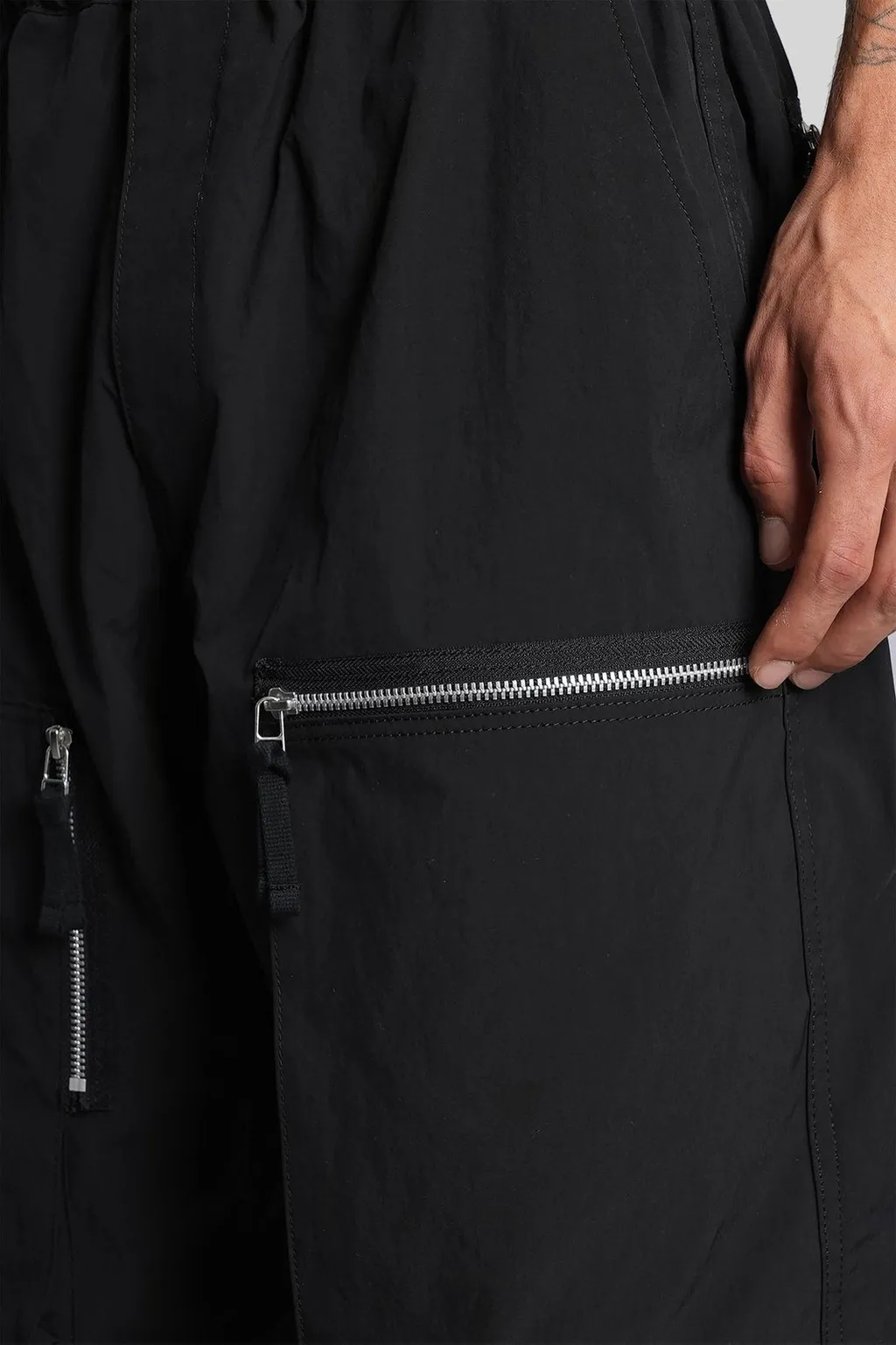 Comme Des GarÇOns Homme Zip Detailed Straight Leg Trousers