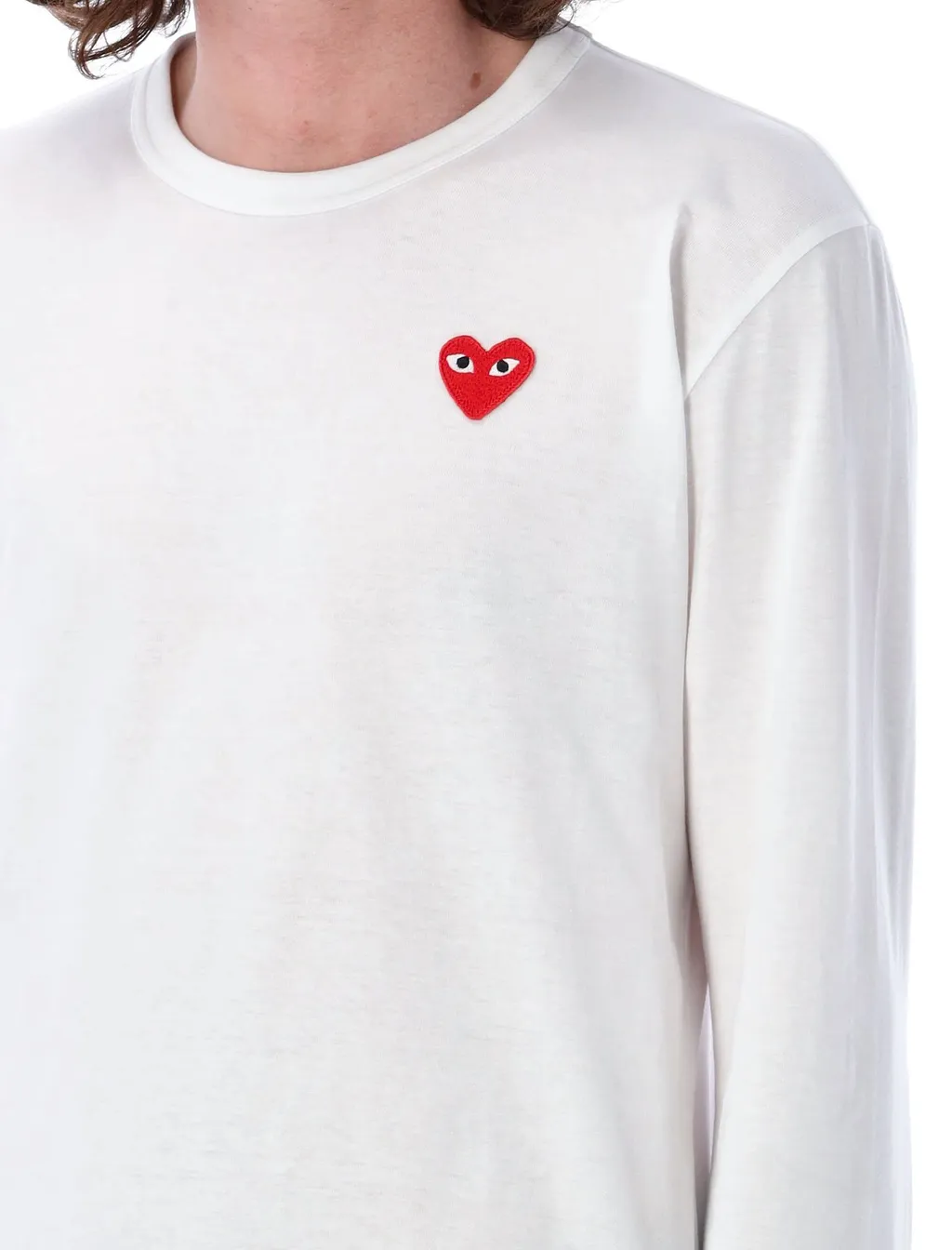 Comme Des GarÇOns Play Red Heart Long-Sleeved T-Shirt
