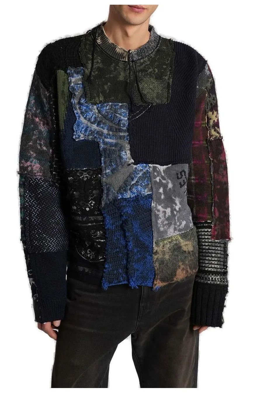 Danilo Paura Utopia Patchwork Crewneck Jumper