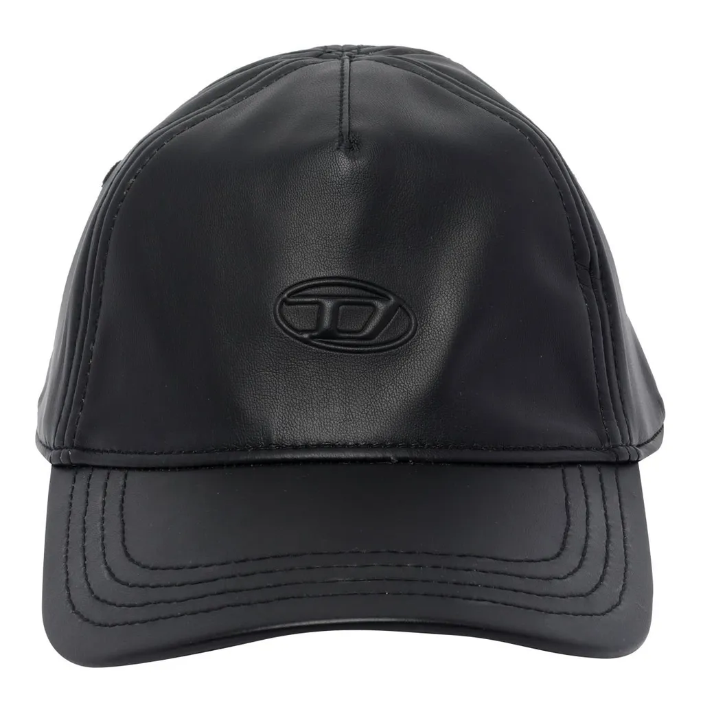 Diesel C-Heather Logo Embossed Baseball Cap