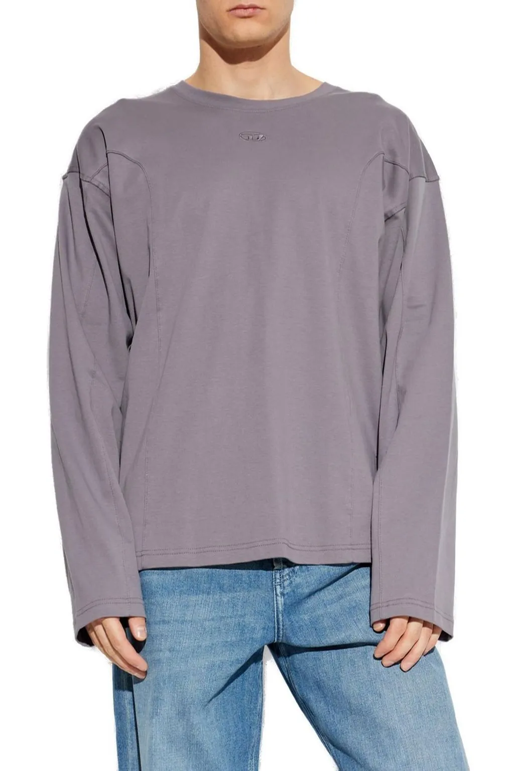 Diesel Oval-D Logo Long-Sleeved T-Shirt