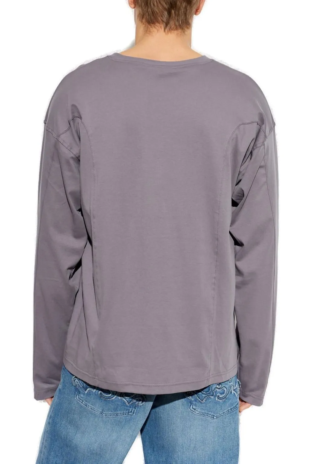 Diesel Oval-D Logo Long-Sleeved T-Shirt