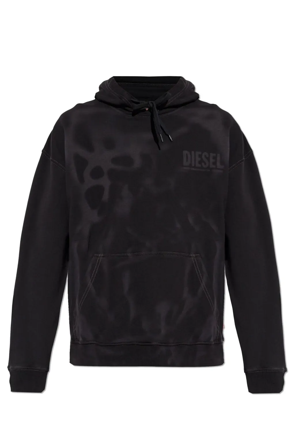 Diesel S-Boxt-Hood-V2 Logo Printed Drawstring Hoodie
