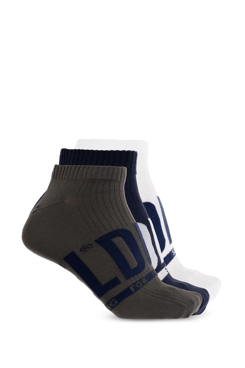 Diesel Three Pack Of Knit Socks