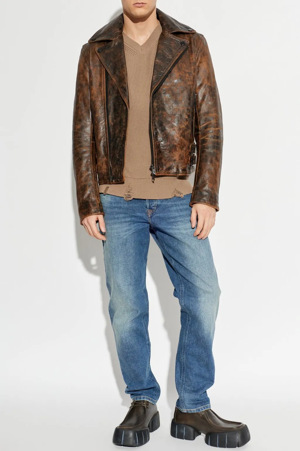 Diesel D-Finitive Straight Leg Jeans