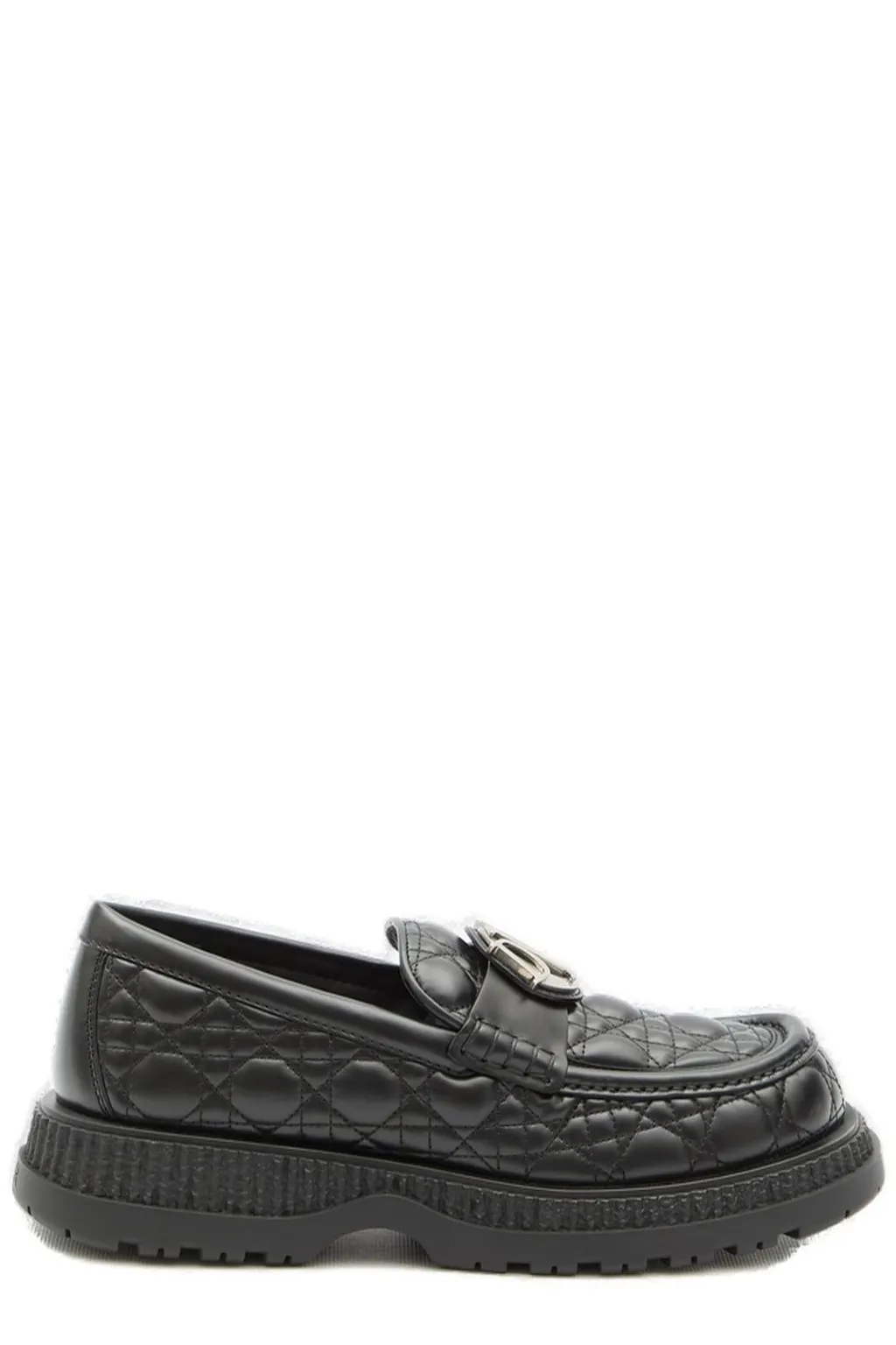 Dior Homme Logo Plaque Slip-On Buffalo Loafers