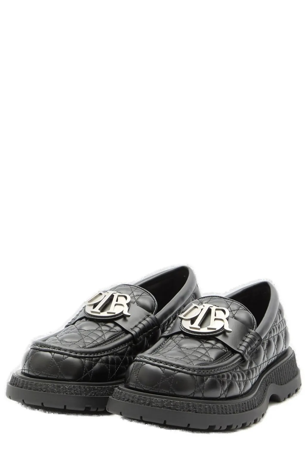 Dior Homme Logo Plaque Slip-On Buffalo Loafers