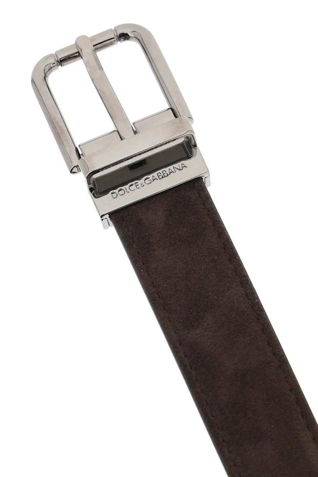 Dolce & Gabbana Logo-Engraved Buckle Belt