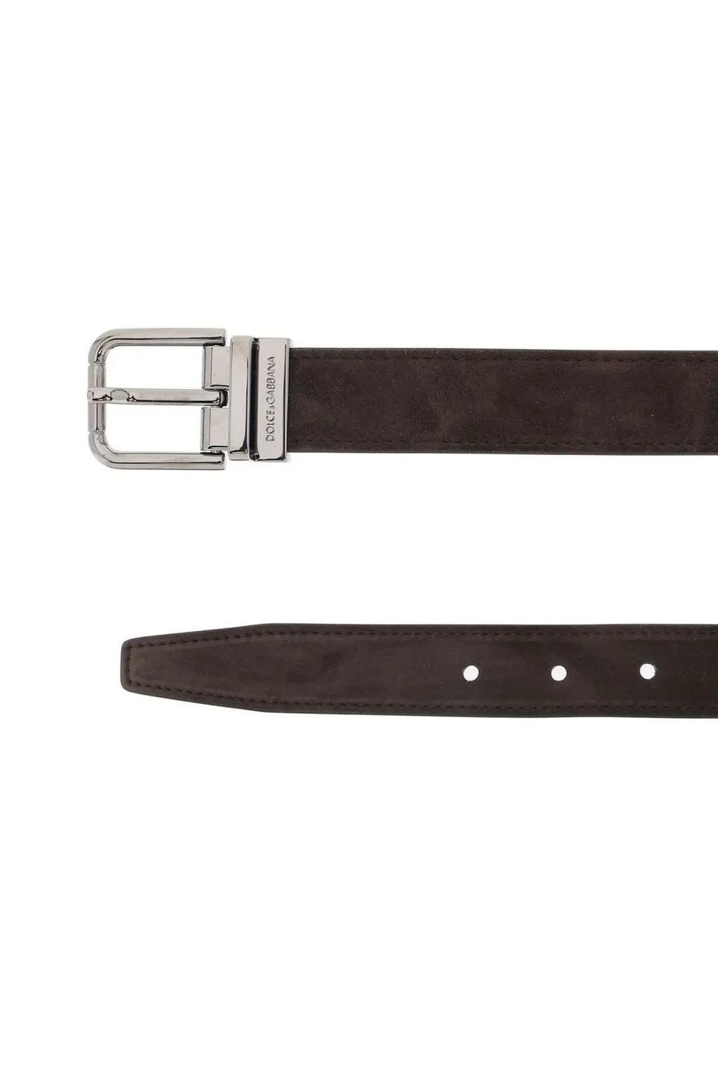 Dolce & Gabbana Logo-Engraved Buckle Belt