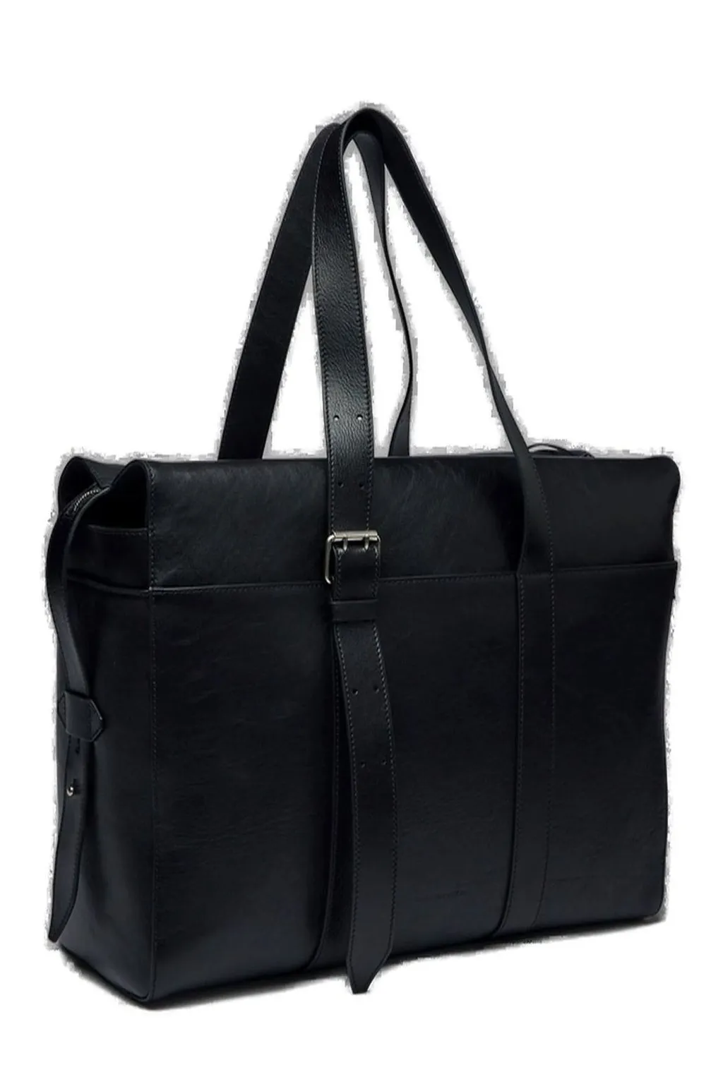 Dries Van Noten Buckle Detailed Zipped Messenger Bag