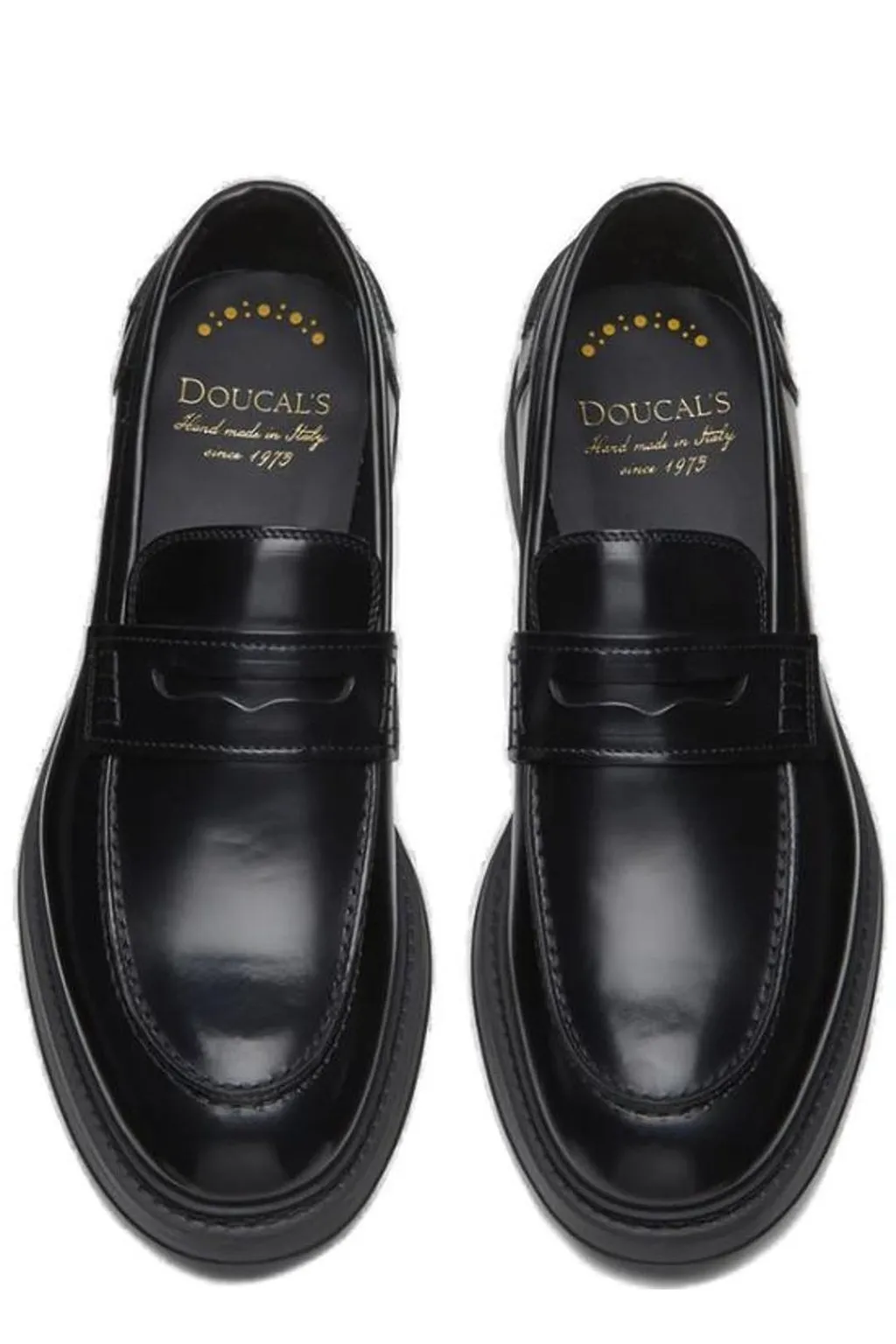 Doucal's Round-Toe Slip-On Loafers