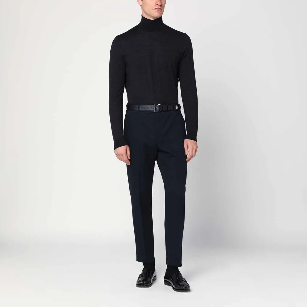 Drumohr Fitted Turtleneck Knitted Sweater