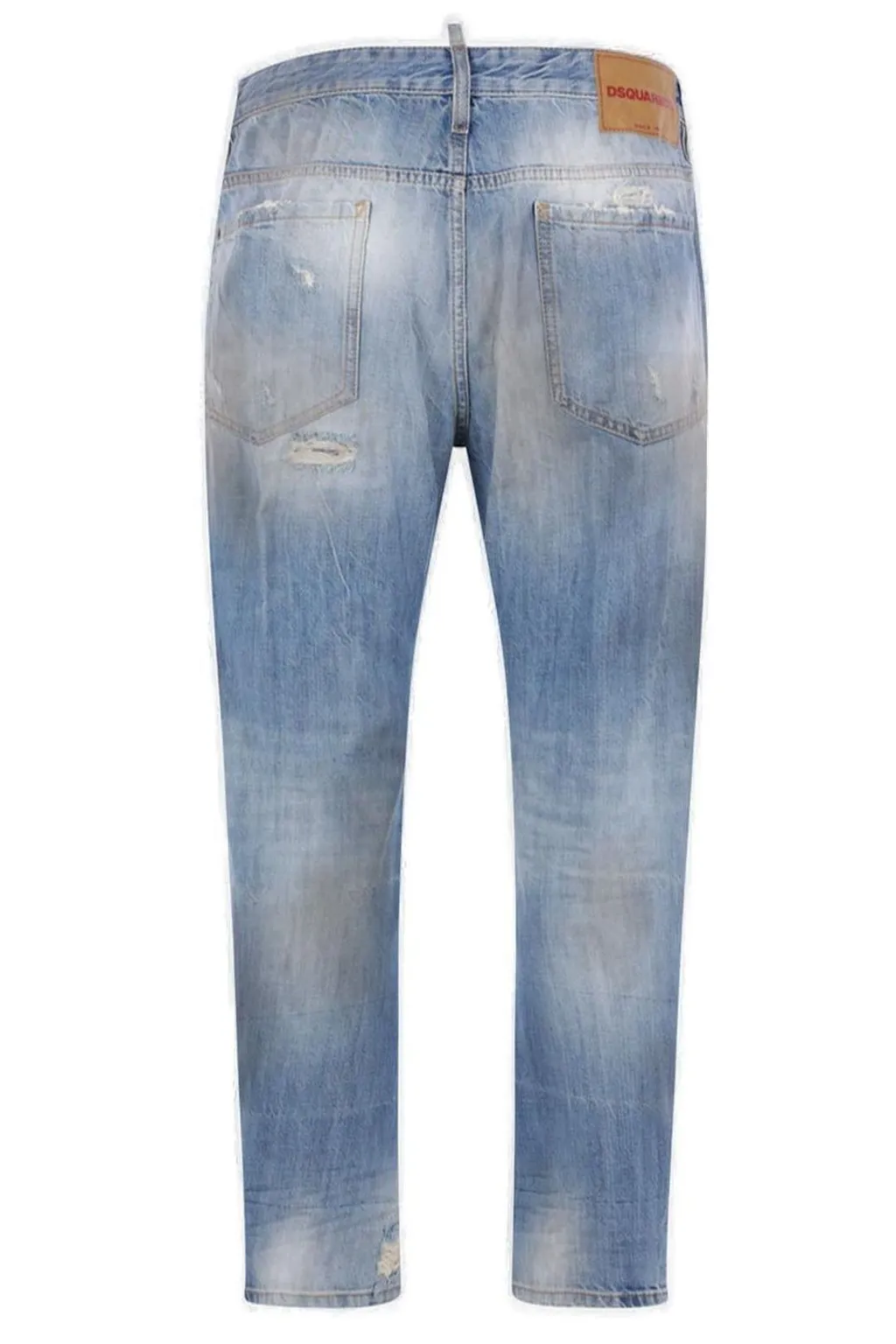 Dsquared2 Light Dirty Wash Bro Distressed Jeans