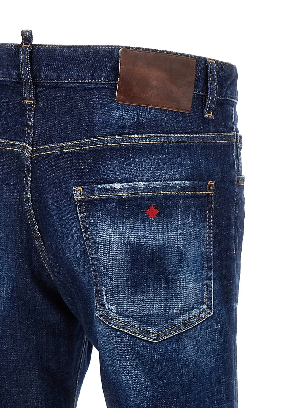 Dsquared2 Dark Basic Wash Skater Jeans