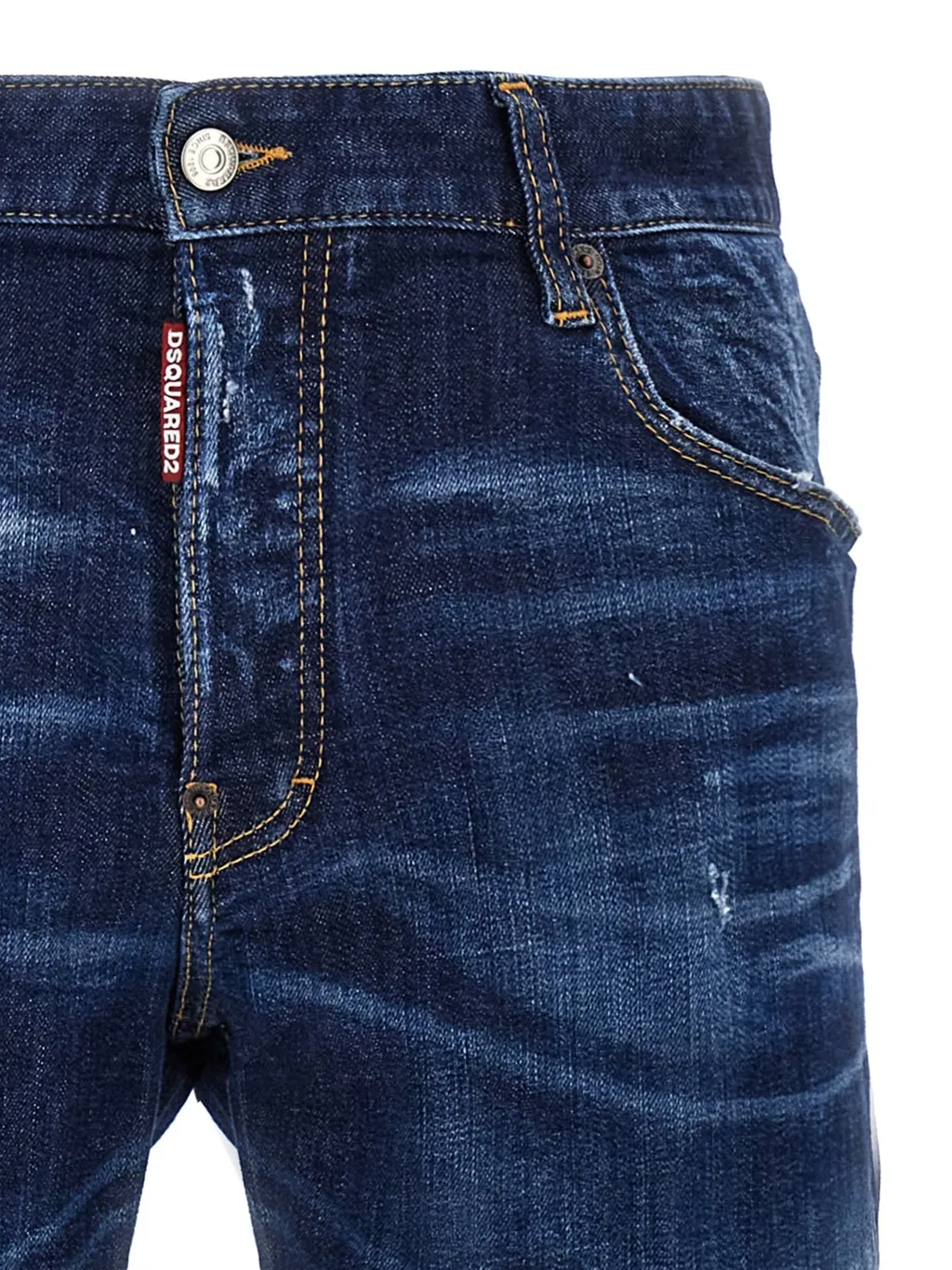 Dsquared2 Dark Basic Wash Skater Jeans
