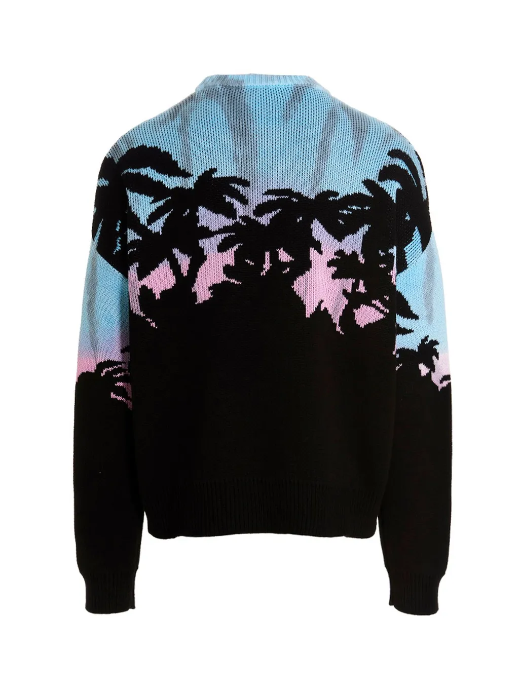 Dsquared2 Tropical Patterned-Jacquard Crewneck Jumper