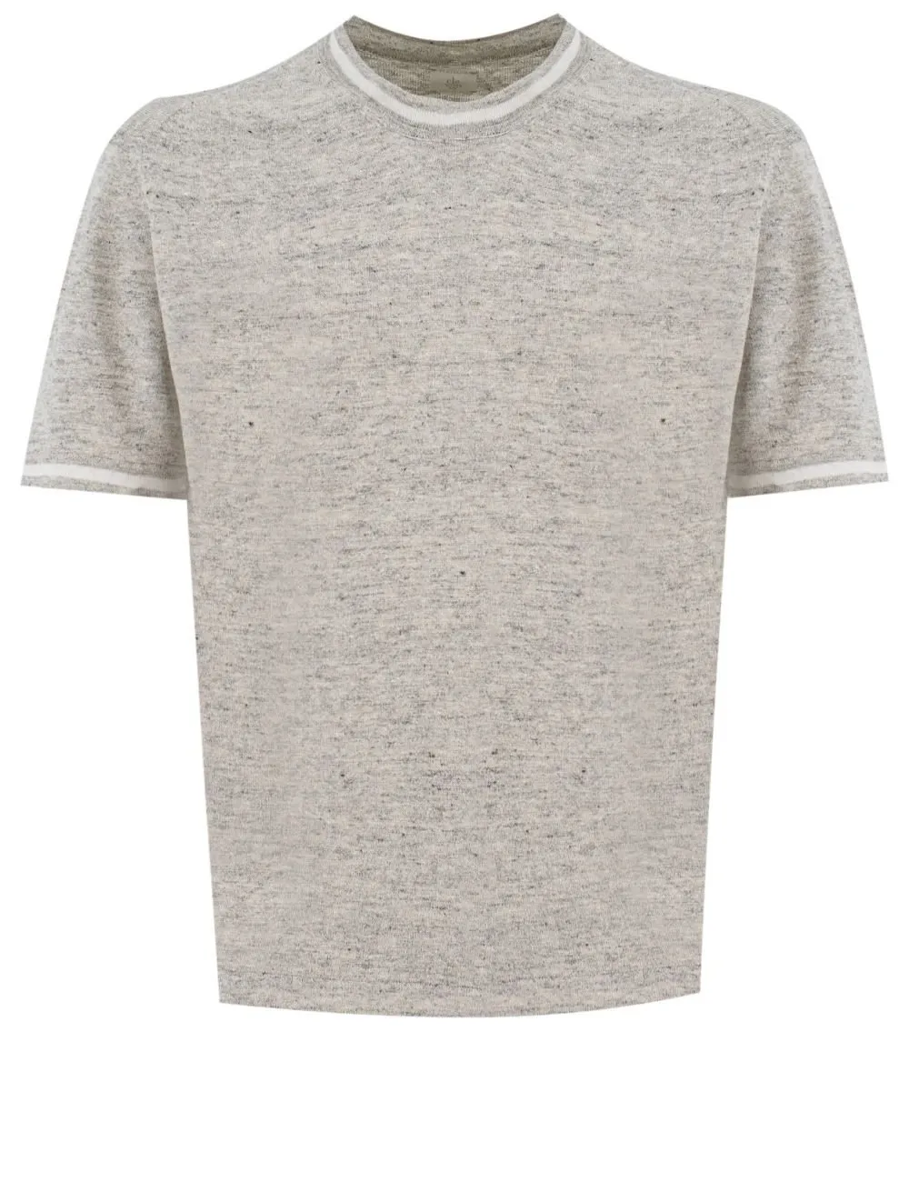 Eleventy Contrast Trim Crew-Neck T-Shirt