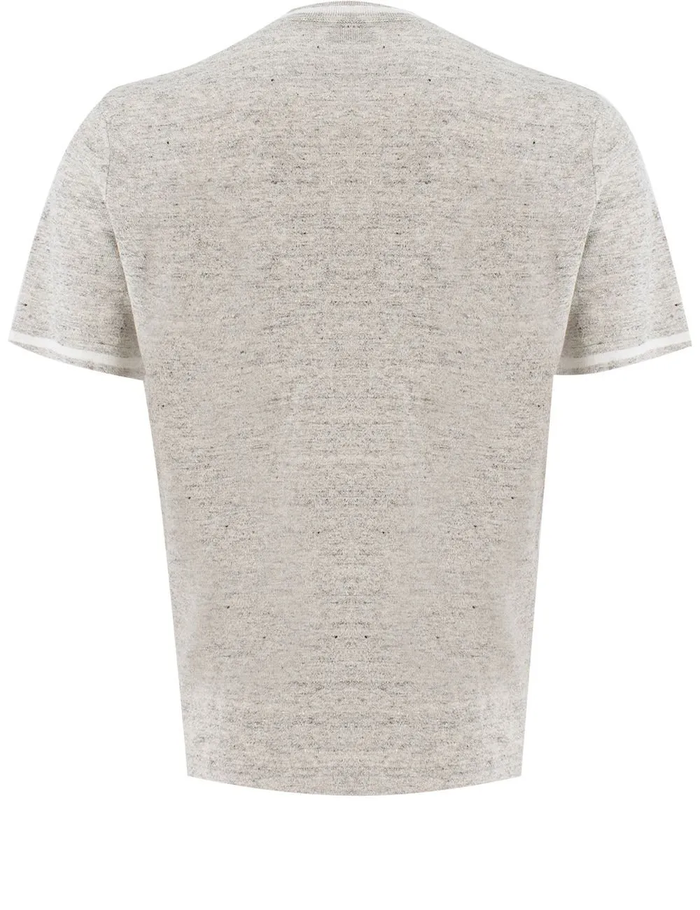 Eleventy Contrast Trim Crew-Neck T-Shirt