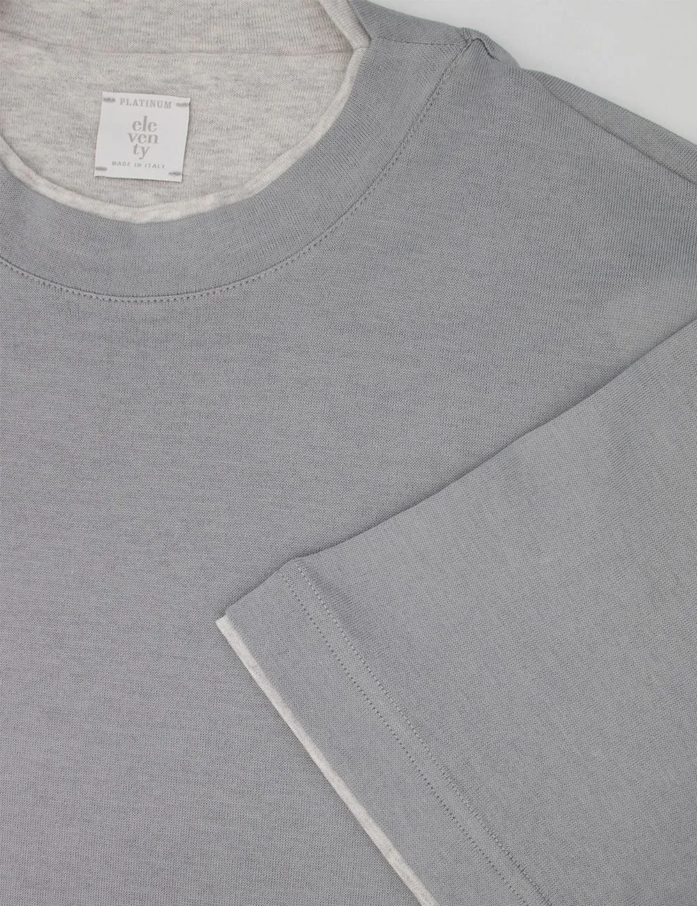 Eleventy Contrast Trim T-Shirt