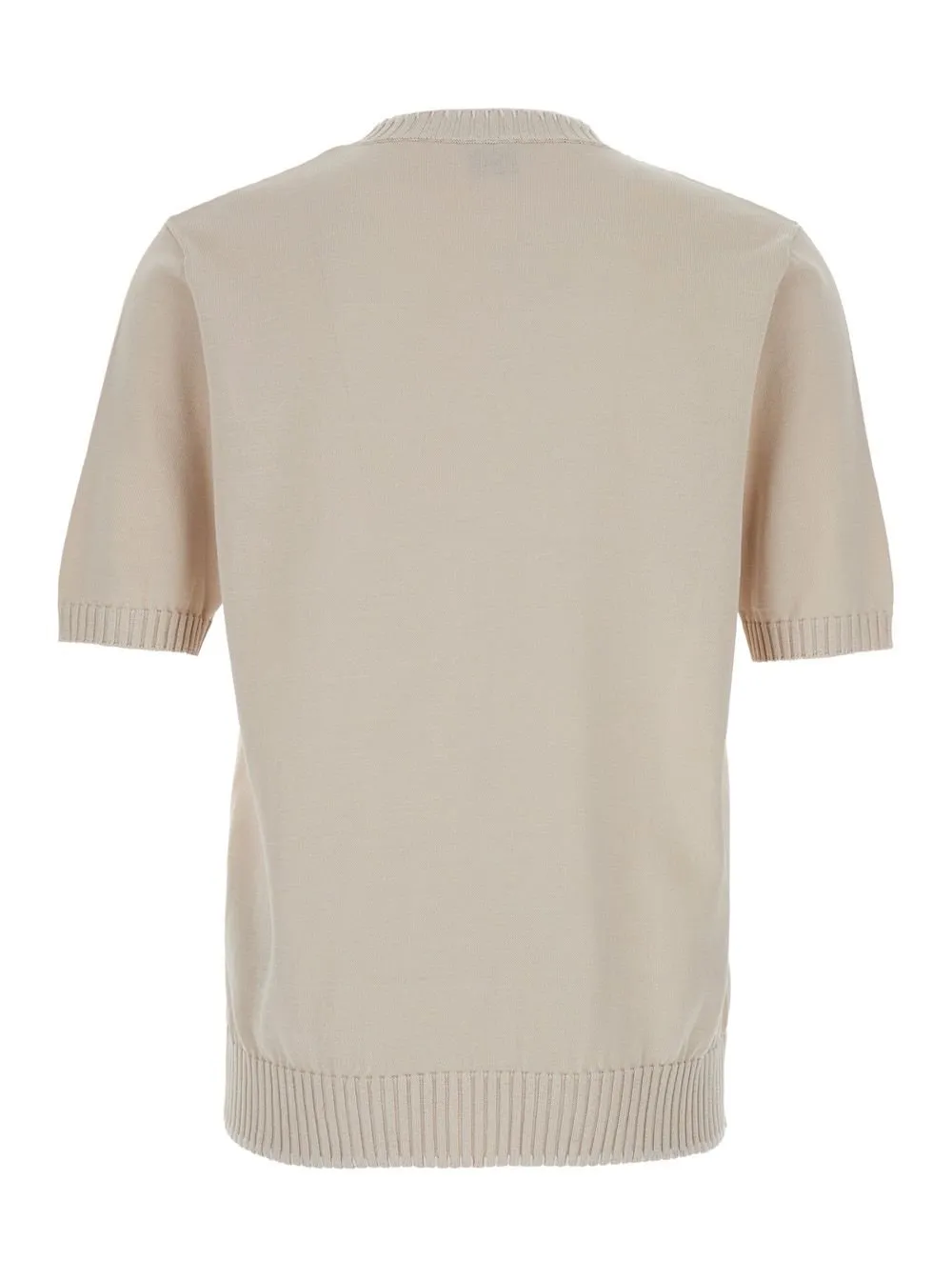 Eleventy Short Sleeve Crewneck Knitted Top