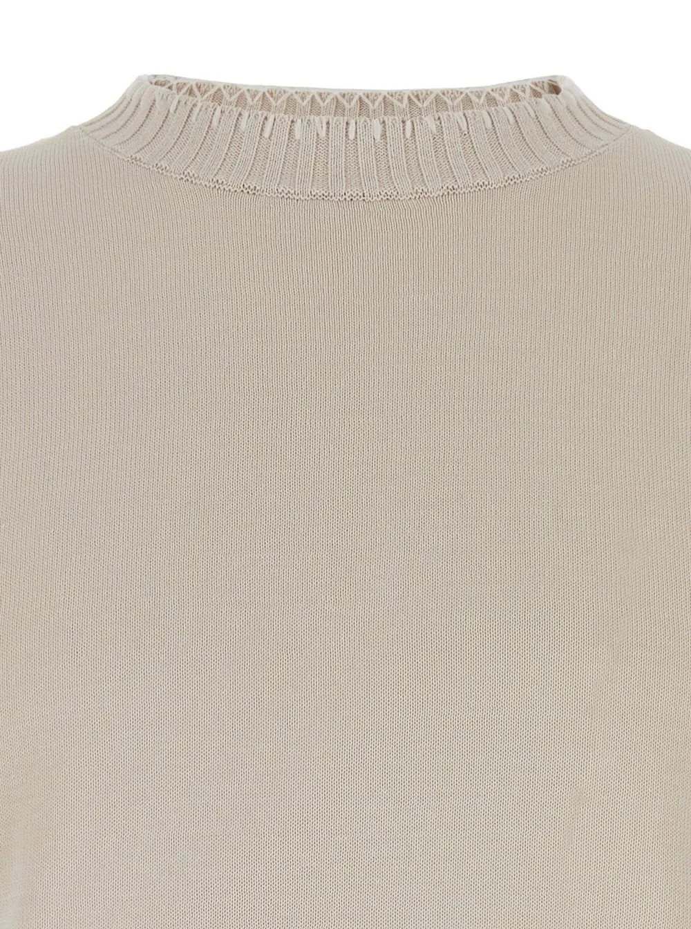 Eleventy Short Sleeve Crewneck Knitted Top