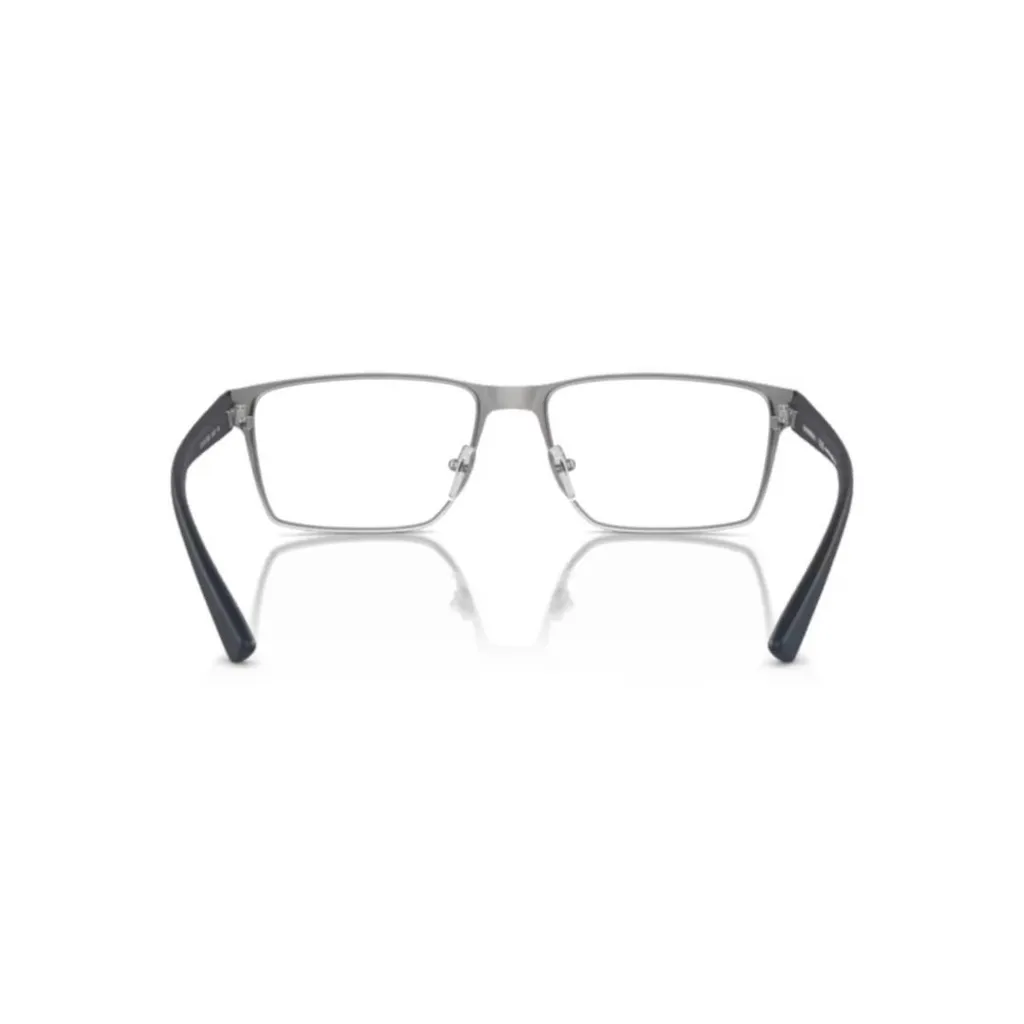 Emporio Armani Matte Effect Rectangular Frame Glasses