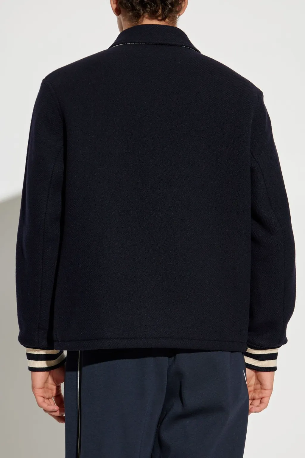 Emporio Armani Logo Patch Bomber Jacket