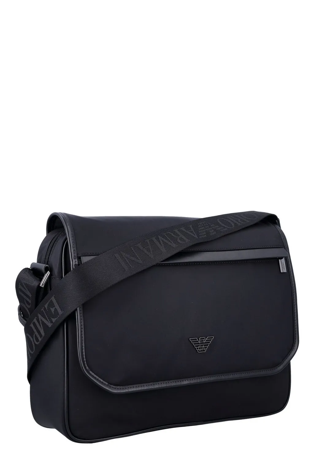 Emporio Armani Logo-Plaque Magnetic Fastened Shoulder Bag