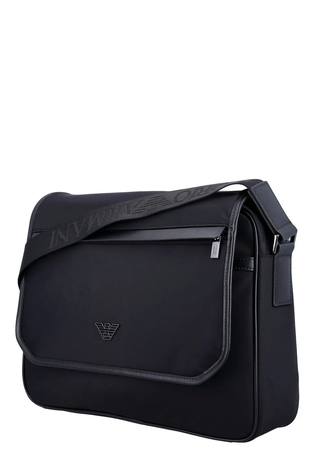 Emporio Armani Logo-Plaque Magnetic Fastened Shoulder Bag