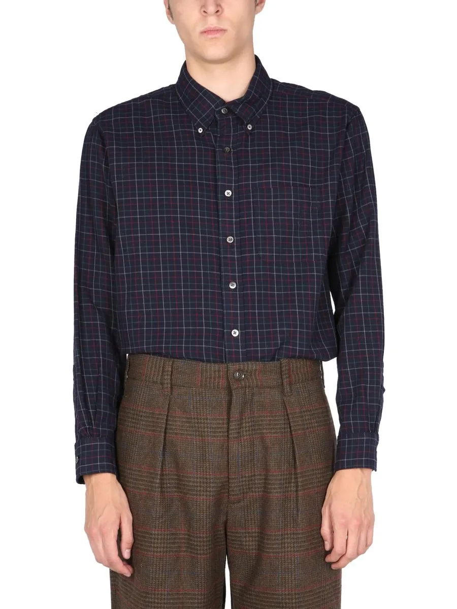 Engineered Garments Check Patterned Shirt