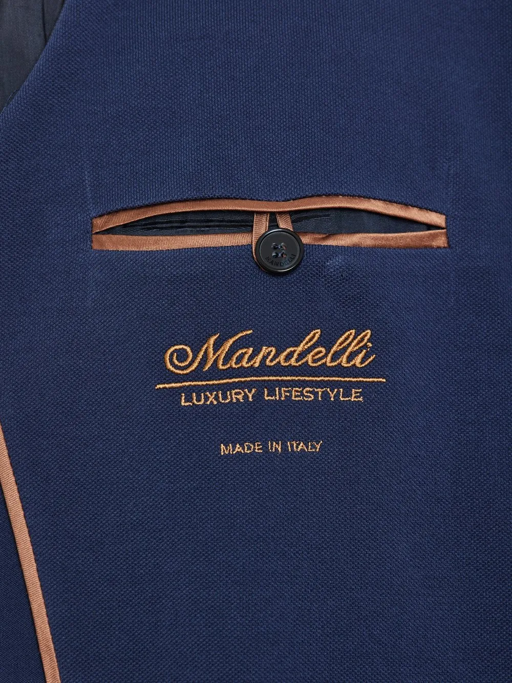 Enrico Mandelli Logo Embroidered Single-Breasted Jacket