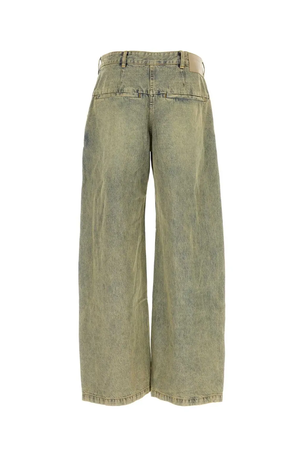 Entire Studios Logo Patch Straight-Leg Jeans