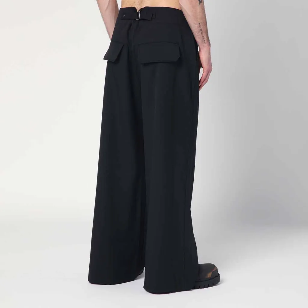 Entire Studios Pleated Wide-Leg Pants