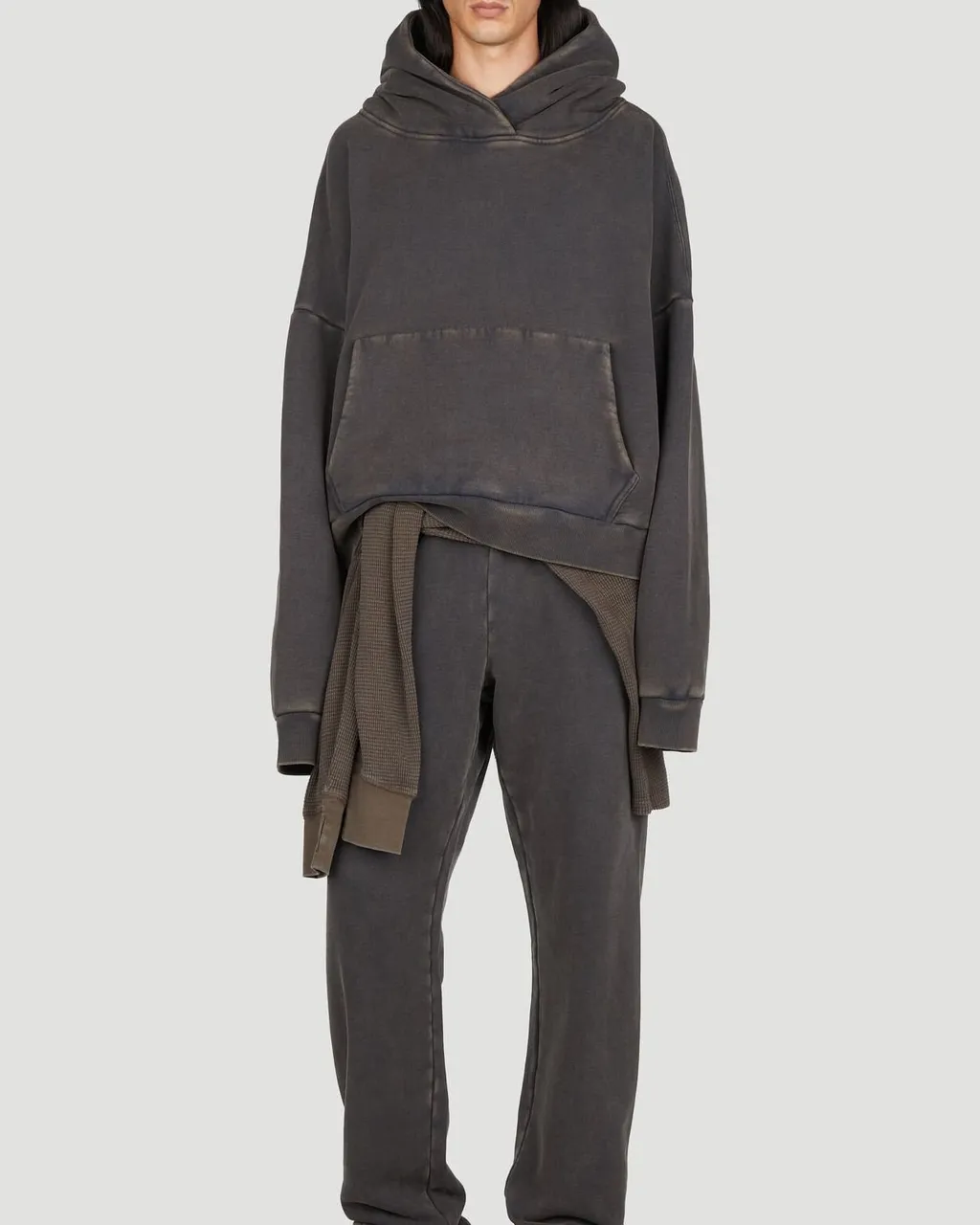 Entire Studios Washed Heavy Hooded Sweater