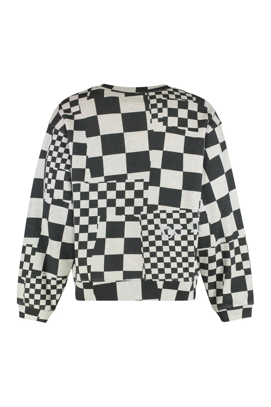 Erl Checkerboard Crew Neck Sweater
