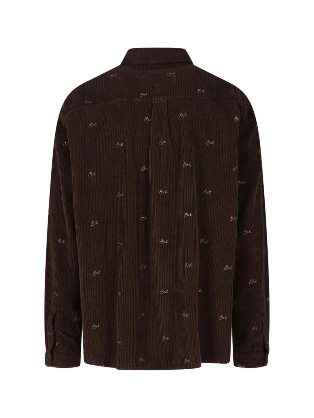 Erl Embroidered Corduroy Shirt