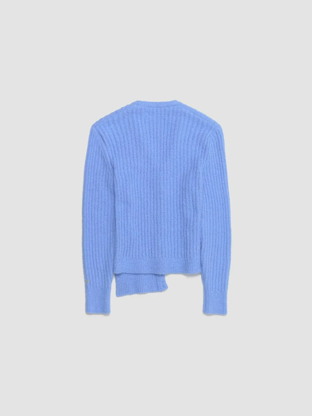 Erl Asymmetric Ribbed Cardigan
