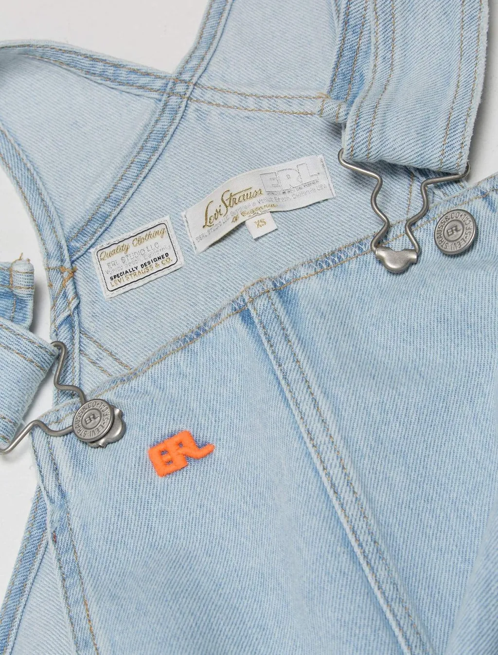 Erl X Levi's Pintuck Overall Jeans