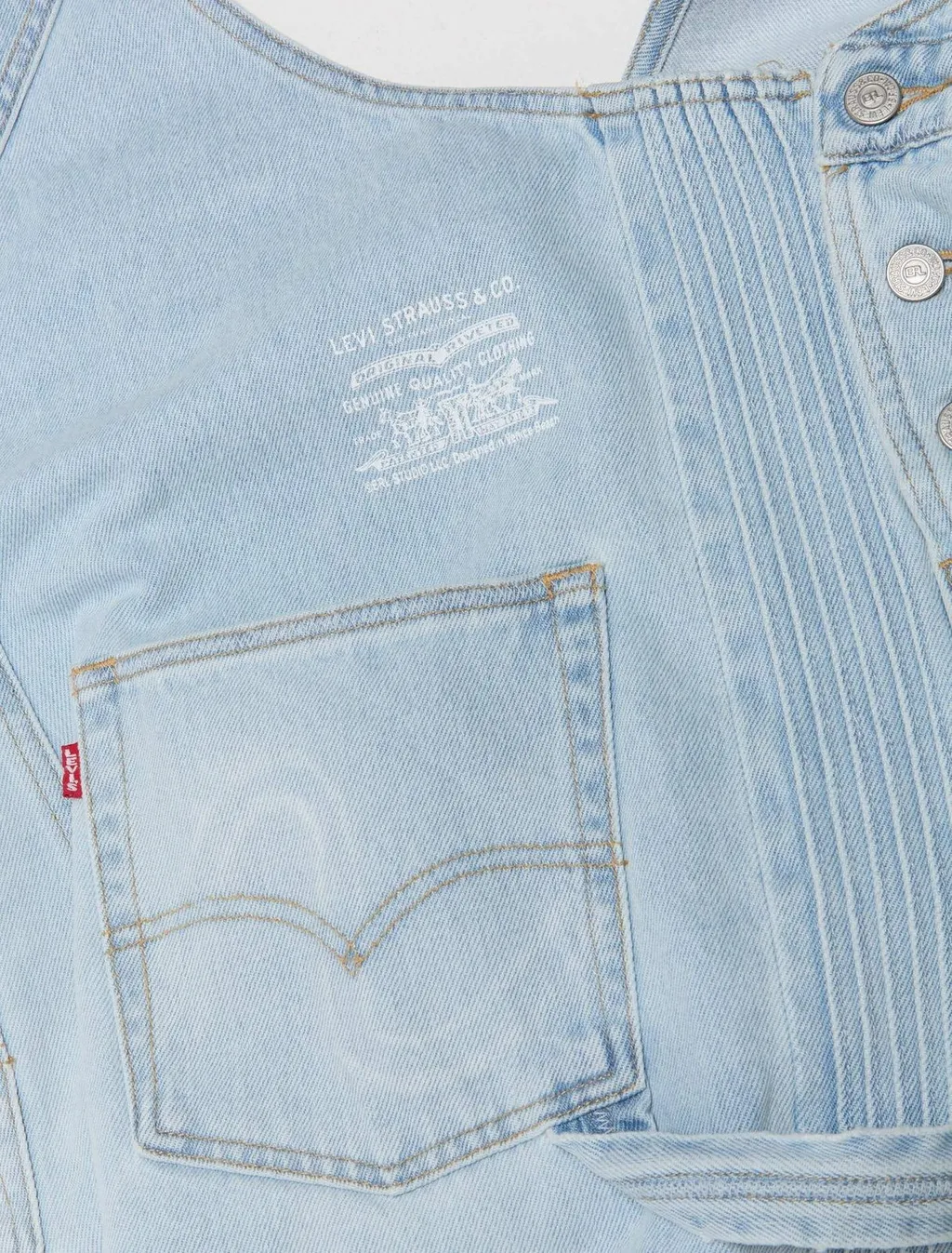 Erl X Levi's Pintuck Overall Jeans