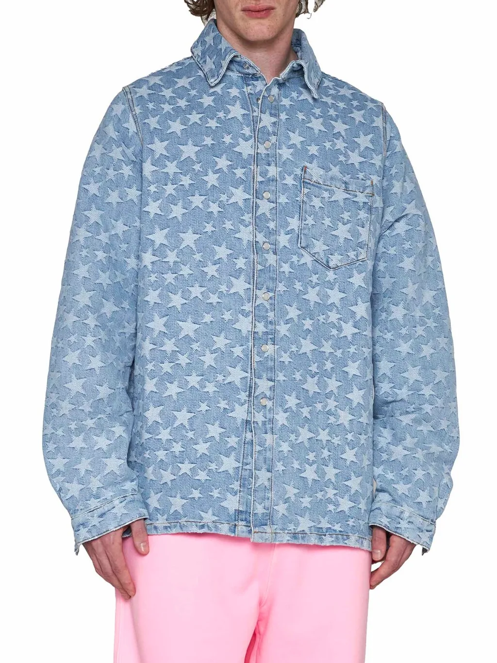 Erl Star Pattern Long Sleeve Shirt