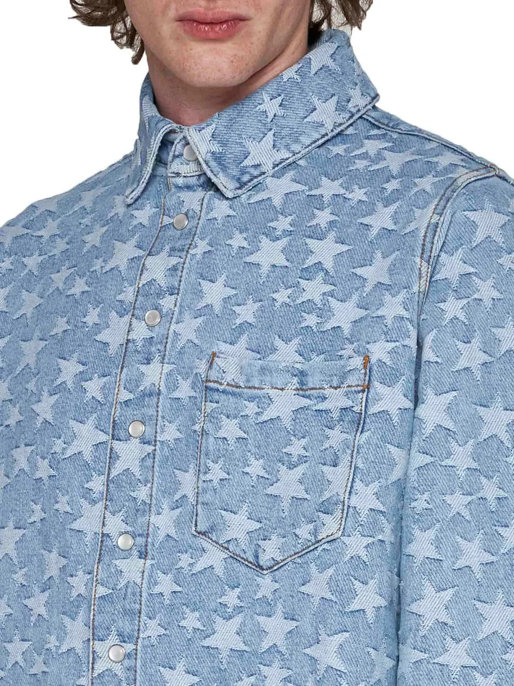 Erl Star Pattern Long Sleeve Shirt