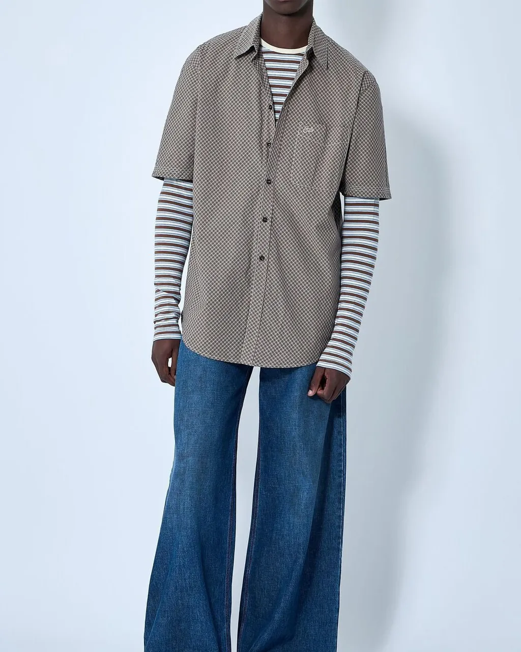 Erl Patterned Woven Shirt