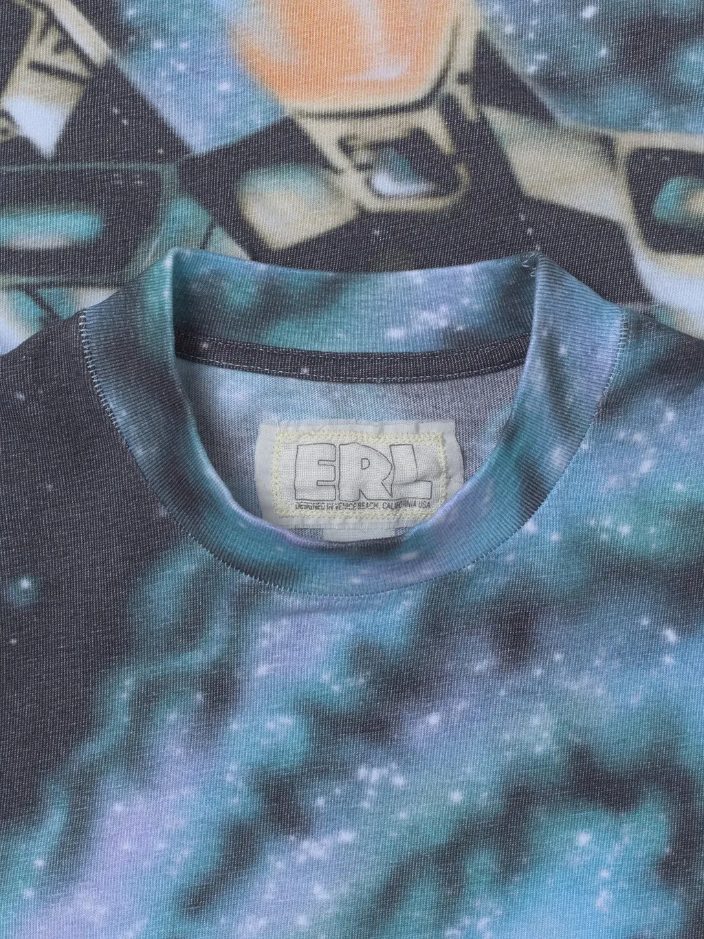 Erl Space Printed Crewneck T-Shirt