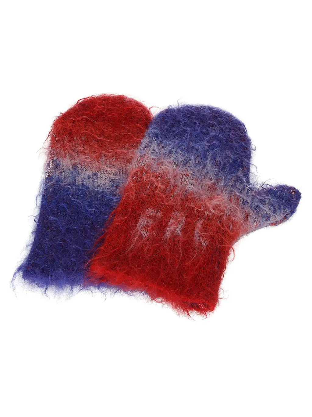 Erl Degrade-Knit Brushed Gloves