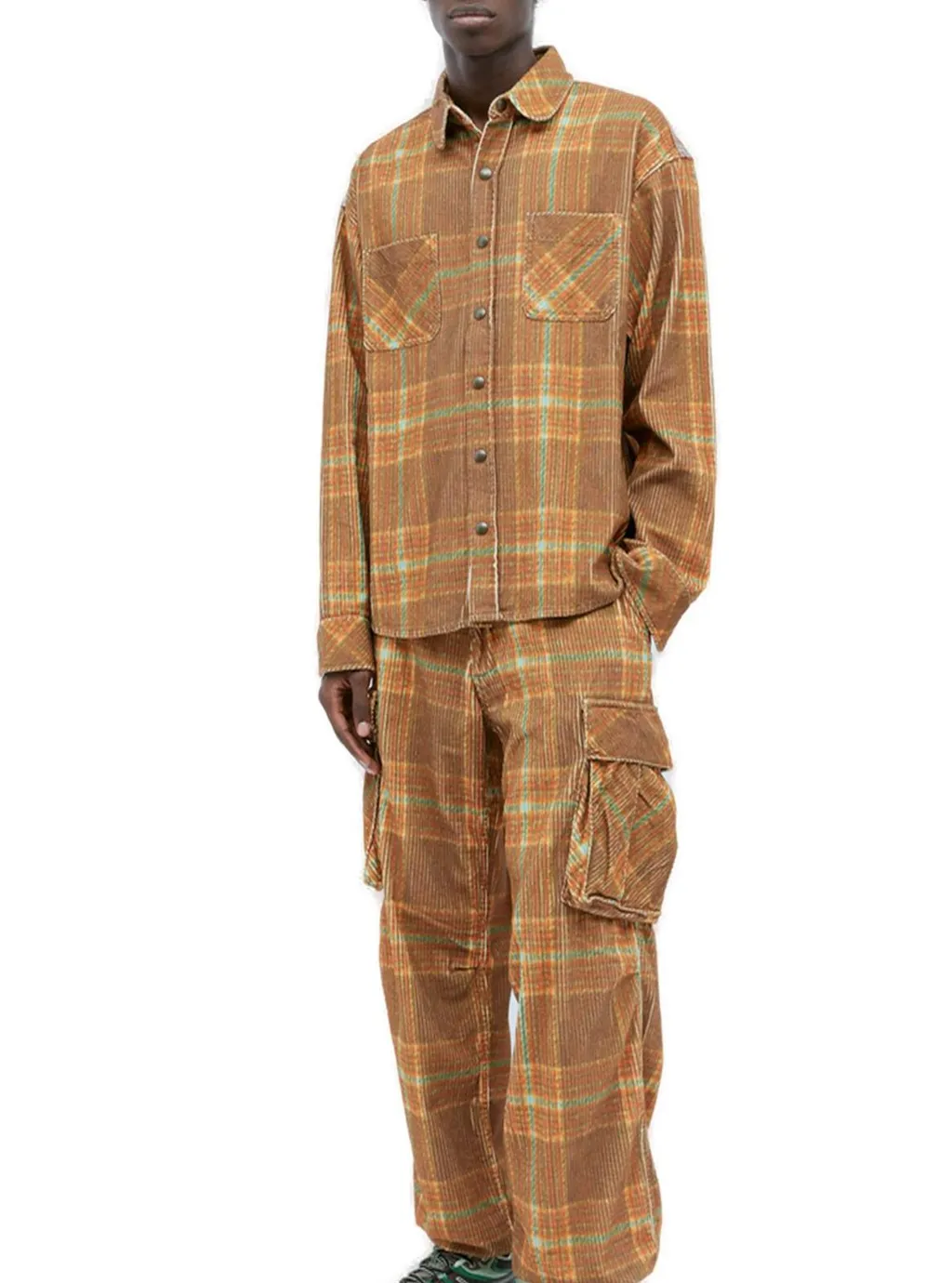 Erl Checked Buttoned Shirt