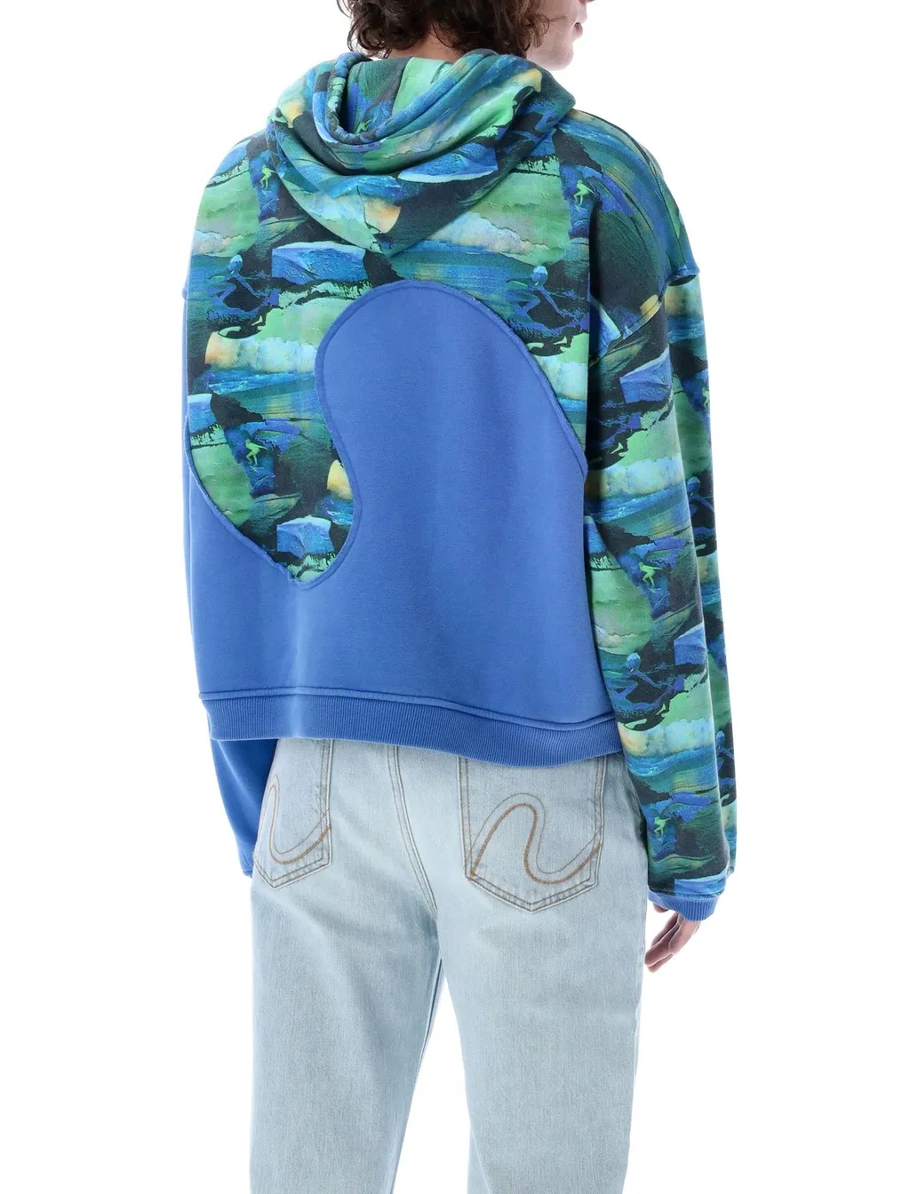 Erl Abstract Printed Drawstring Hoodie