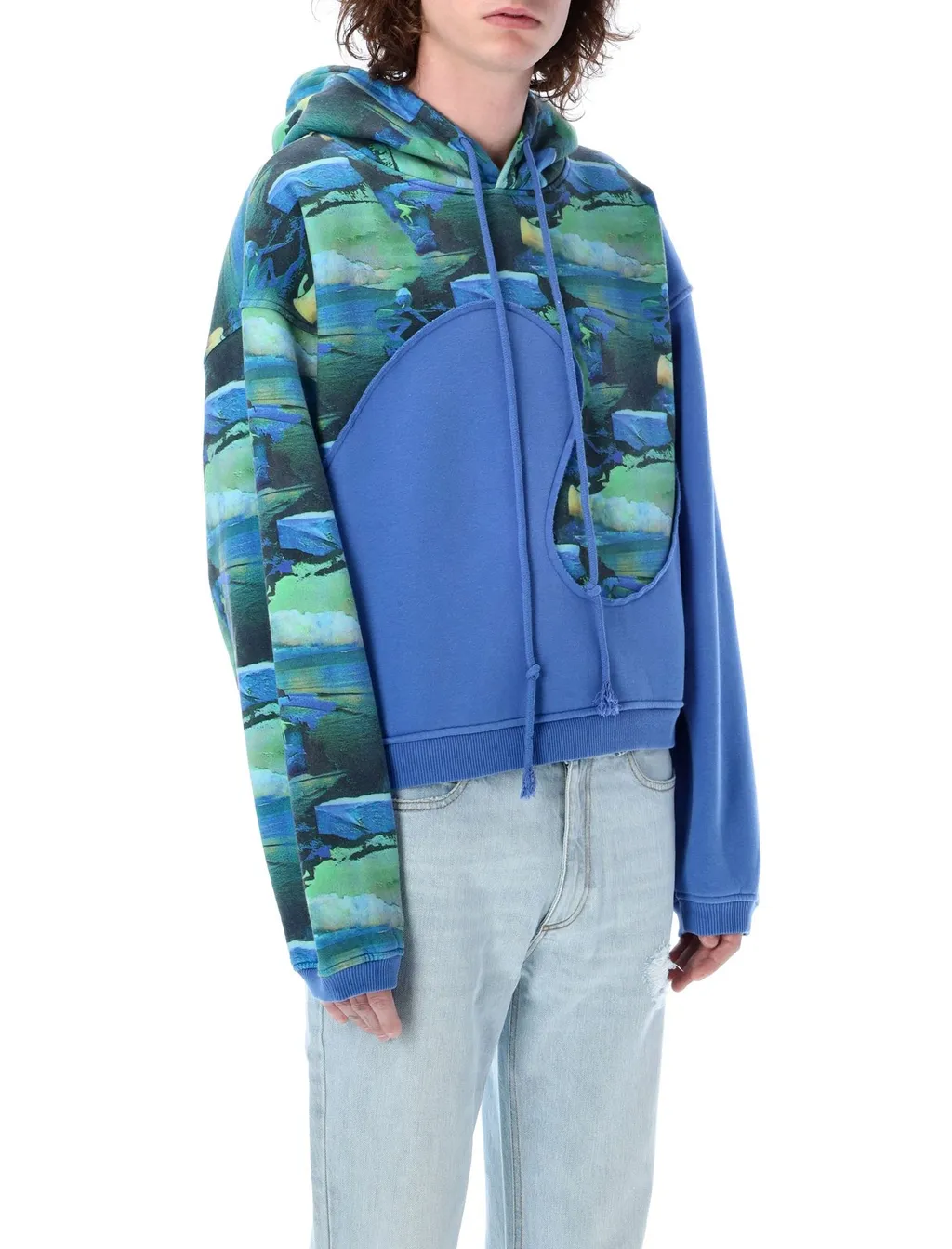 Erl Abstract Printed Drawstring Hoodie
