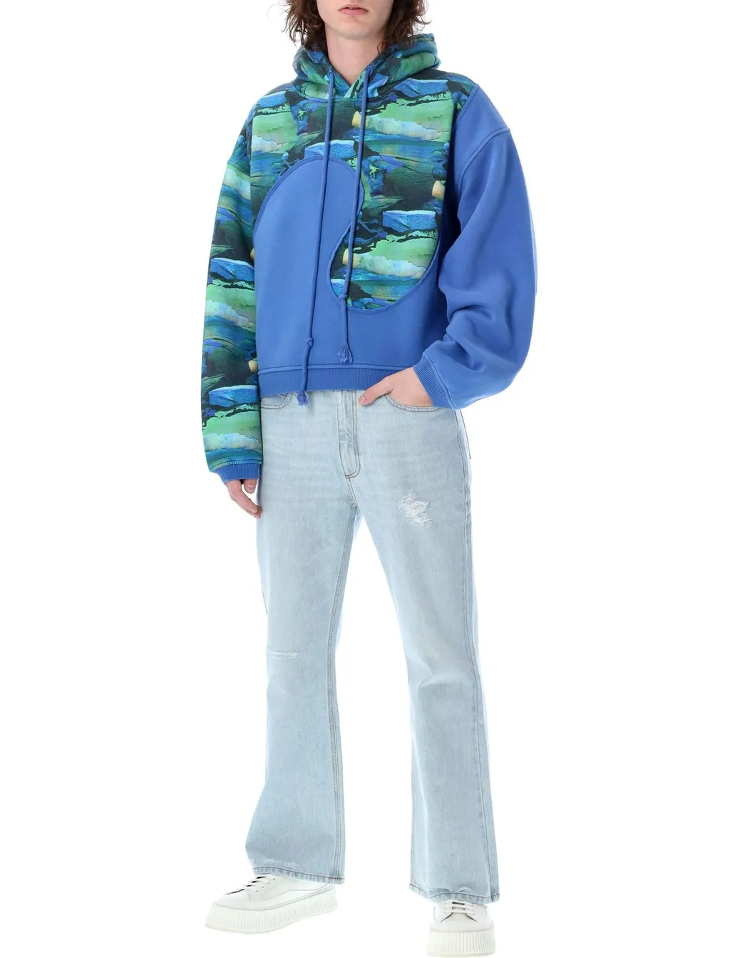 Erl Abstract Printed Drawstring Hoodie