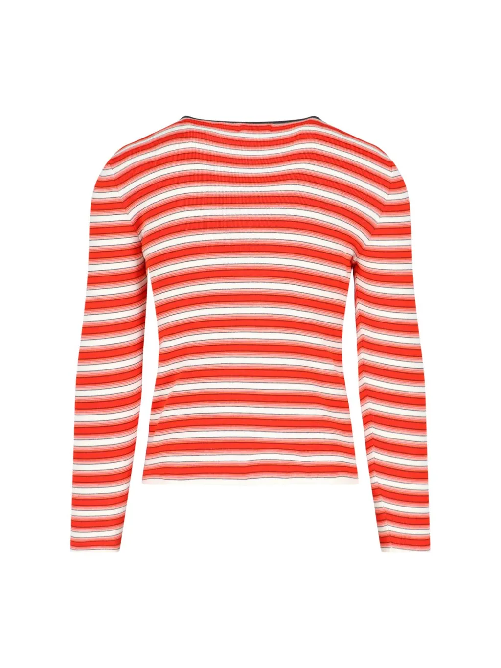 Erl Logo Embroidered Striped Crewneck Jumper