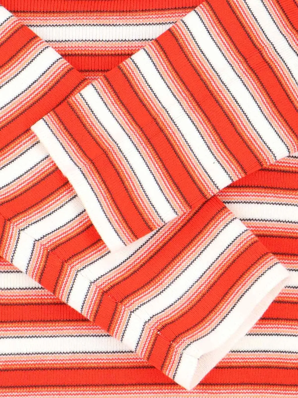 Erl Logo Embroidered Striped Crewneck Jumper